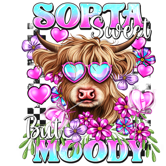 Sorta Sweet But Moody #9288 Sublimation transfers - Heat