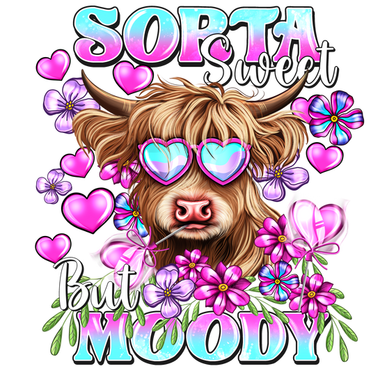 Sorta Sweet But Moody #9289 Sublimation transfers - Heat