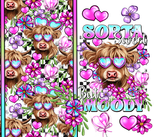 Sorta Sweet But Moody WRAP #9290 Sublimation transfers -