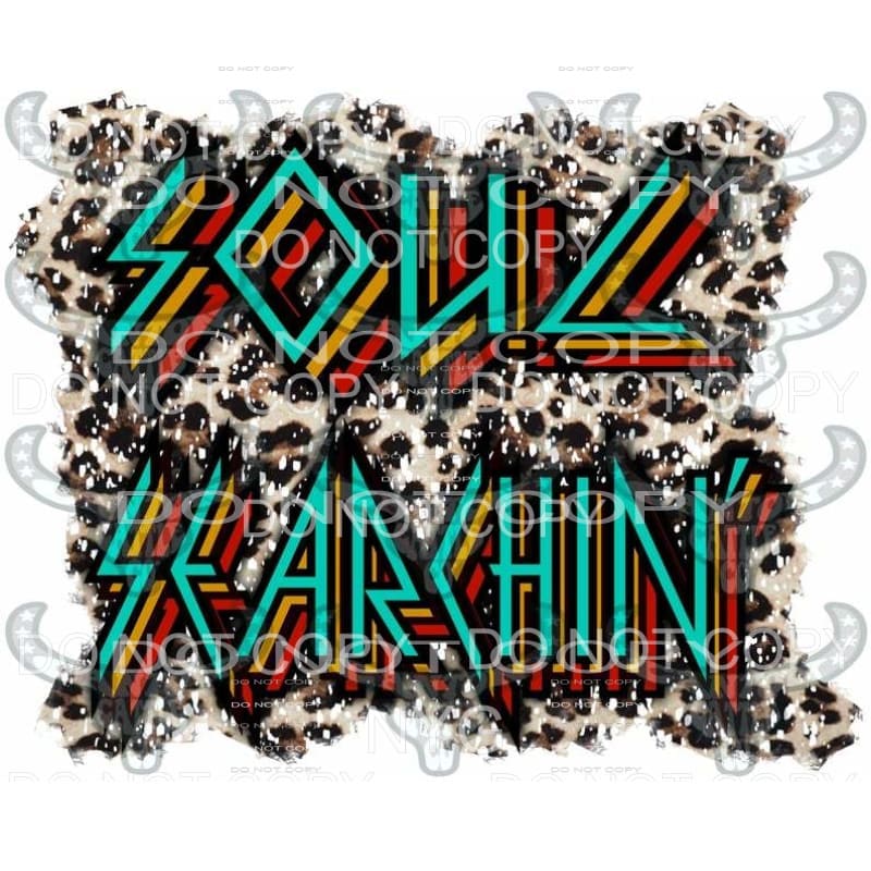 SOUL SEARCHIN’ # 4 Sublimation transfers - Heat Transfer