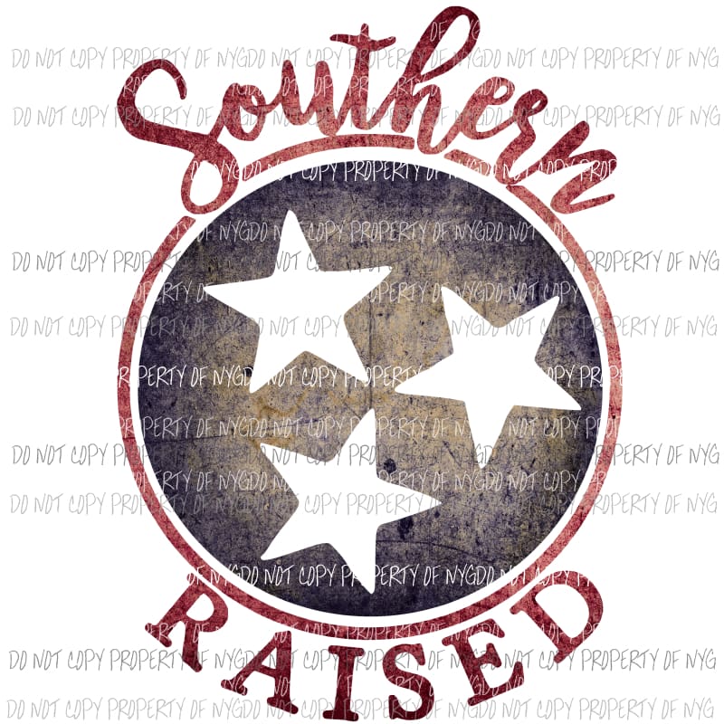 southern raised Tri Star Sublimation transfers Heat Transfer