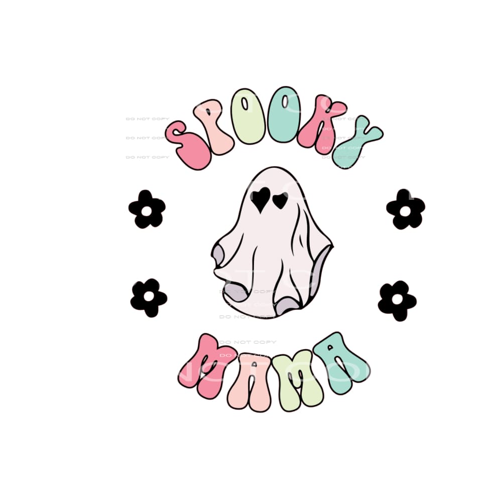 spooky mama #8716 Sublimation transfers - Heat Transfer
