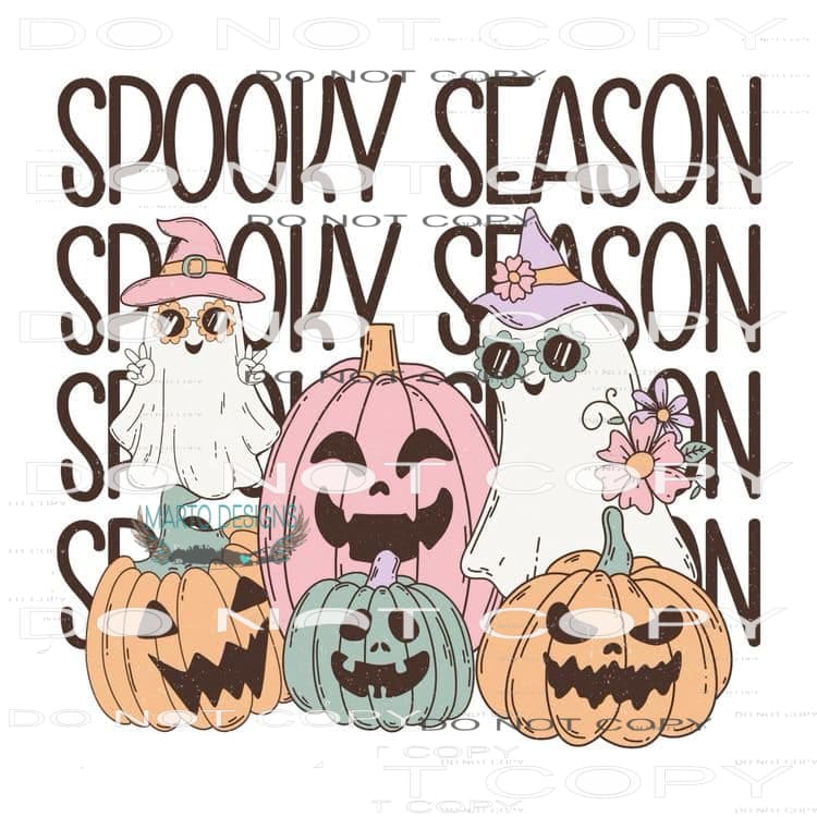 Spooky Season #6247 Sublimation transfers - Heat Transfer