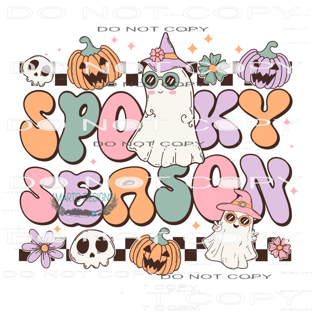 Spooky Season #6881 Sublimation transfers - Heat Transfer