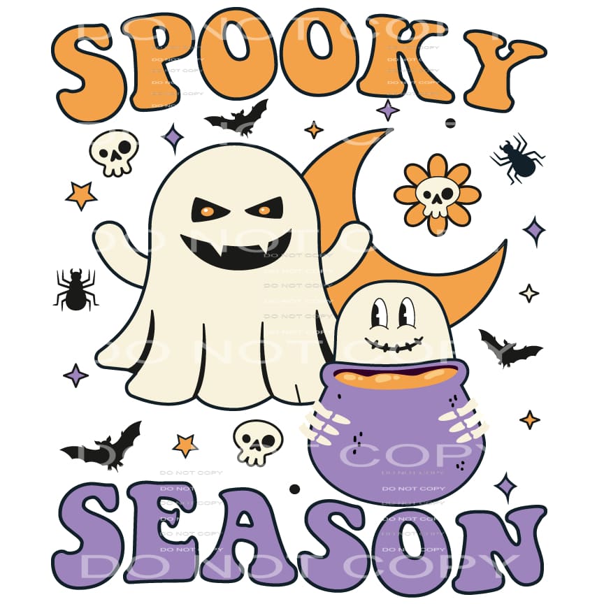 spooky season #8614 Sublimation transfers - Heat Transfer