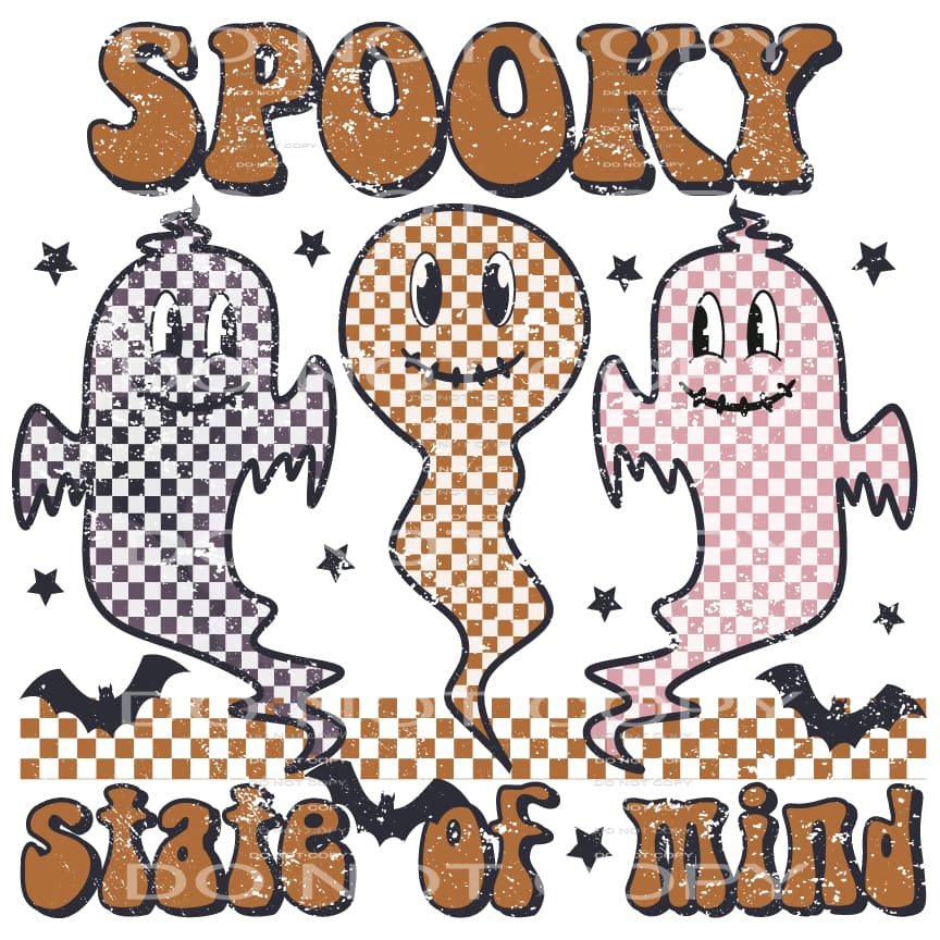 spooky state of mind #8616 Sublimation transfers - Heat 