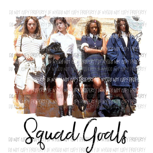 Squad Goals girls witch movie The Craft Sublimation transfers Heat Transfer