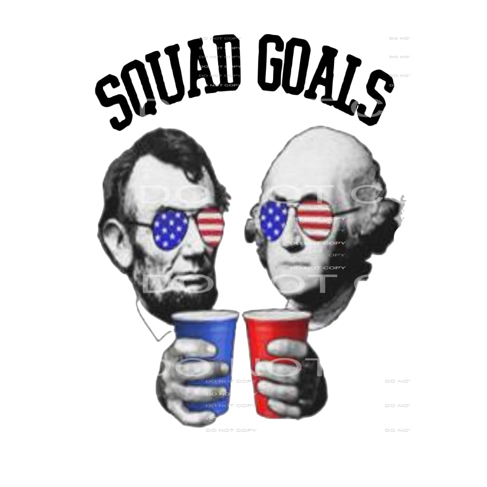 squad goals washington and lincoln # 99967 USA America 
