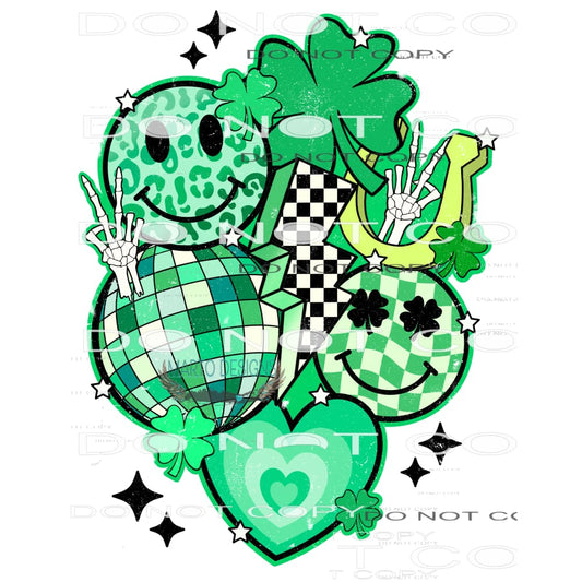 St Patrick #8977 Sublimation transfers - Heat Transfer