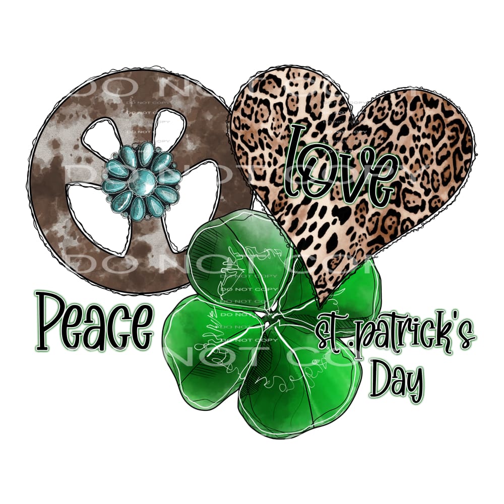 St Patrick’s Day #3044 Sublimation transfers - Heat Transfer
