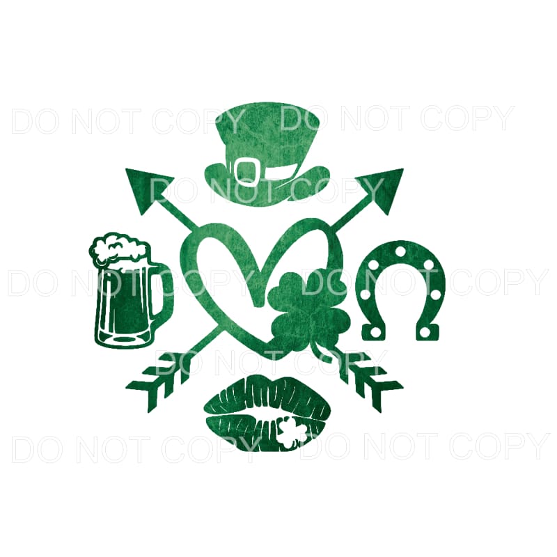 St Patrick’s day # 8922 Sublimation transfers - Heat 