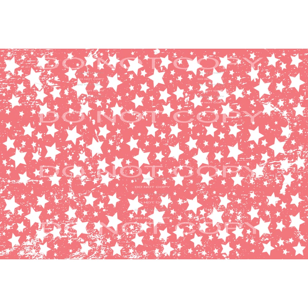 stars background coral #6298 Sublimation transfers - Heat 
