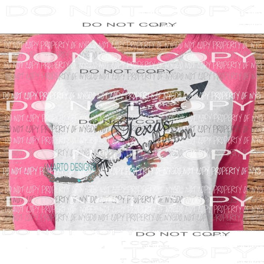 State Heart Pastel sublimation Transfer READ DESCRIPTION Heat Transfer