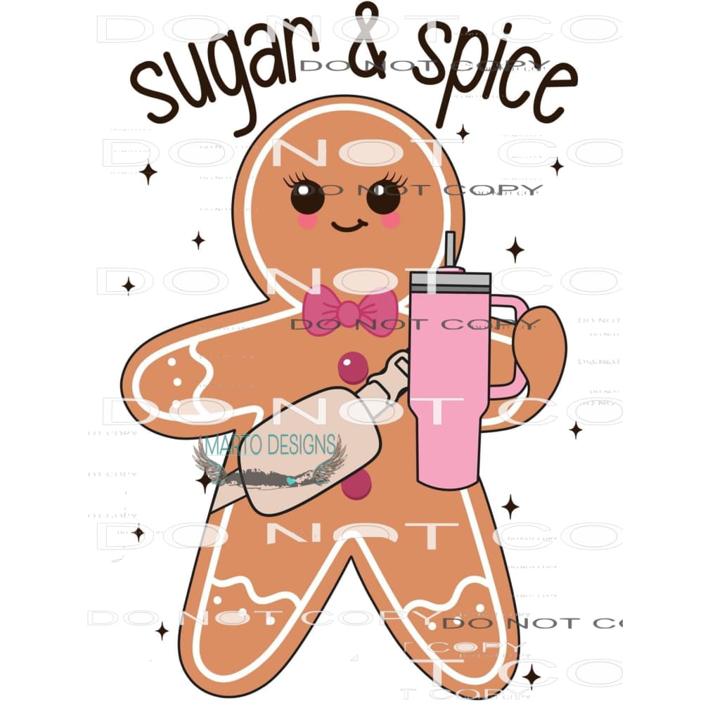 Sugar And Spice #8598 Sublimation transfers - Heat Transfer