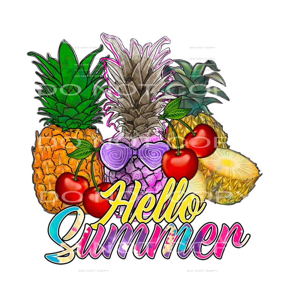 Summer #3412 Sublimation transfers - Heat Transfer Graphic