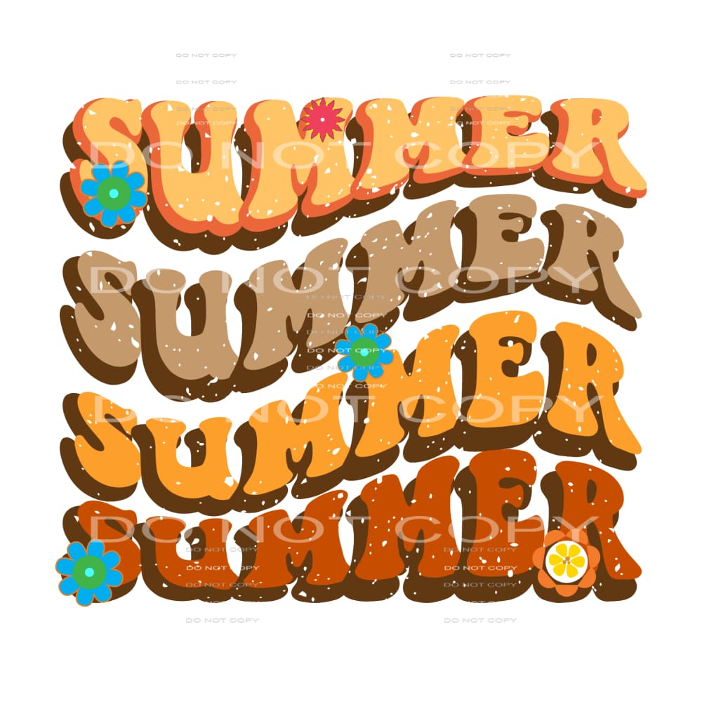 Summer #5426 Sublimation transfers - Heat Transfer Graphic