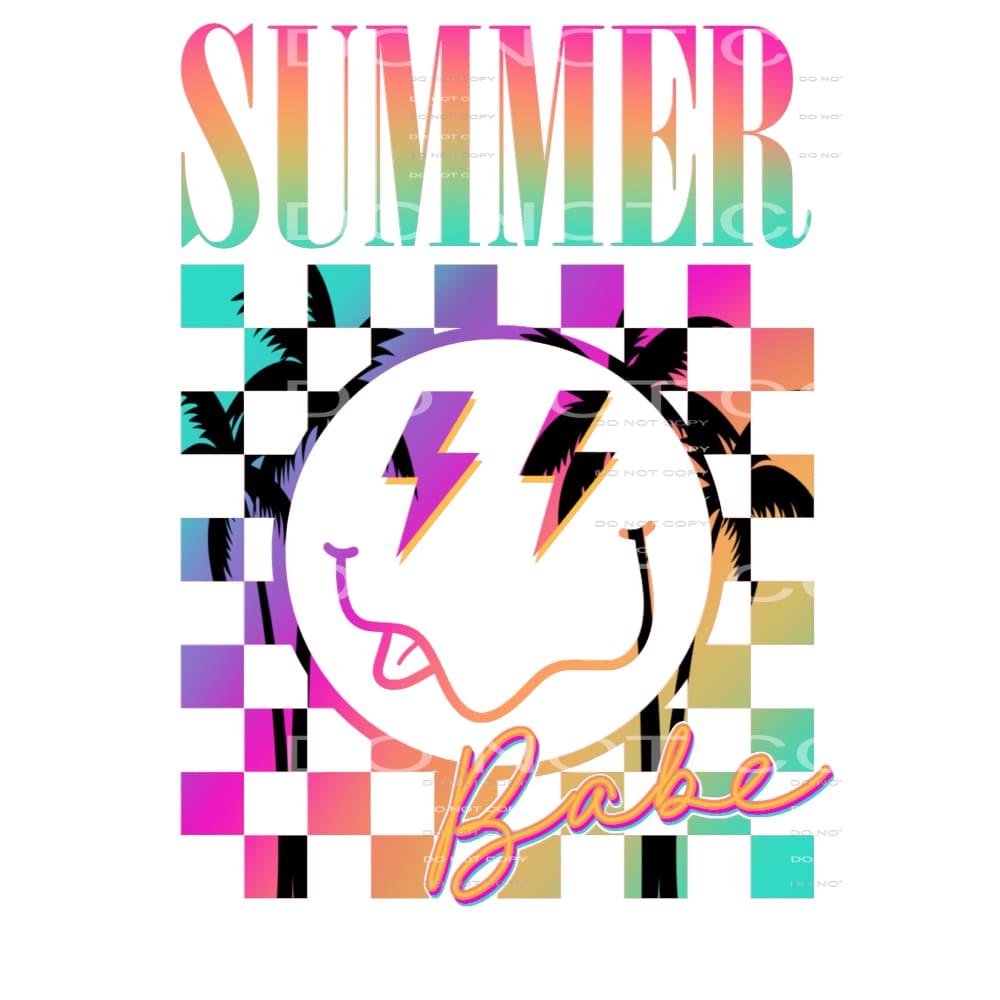 Summer Babe #4449 Sublimation transfers - Heat Transfer