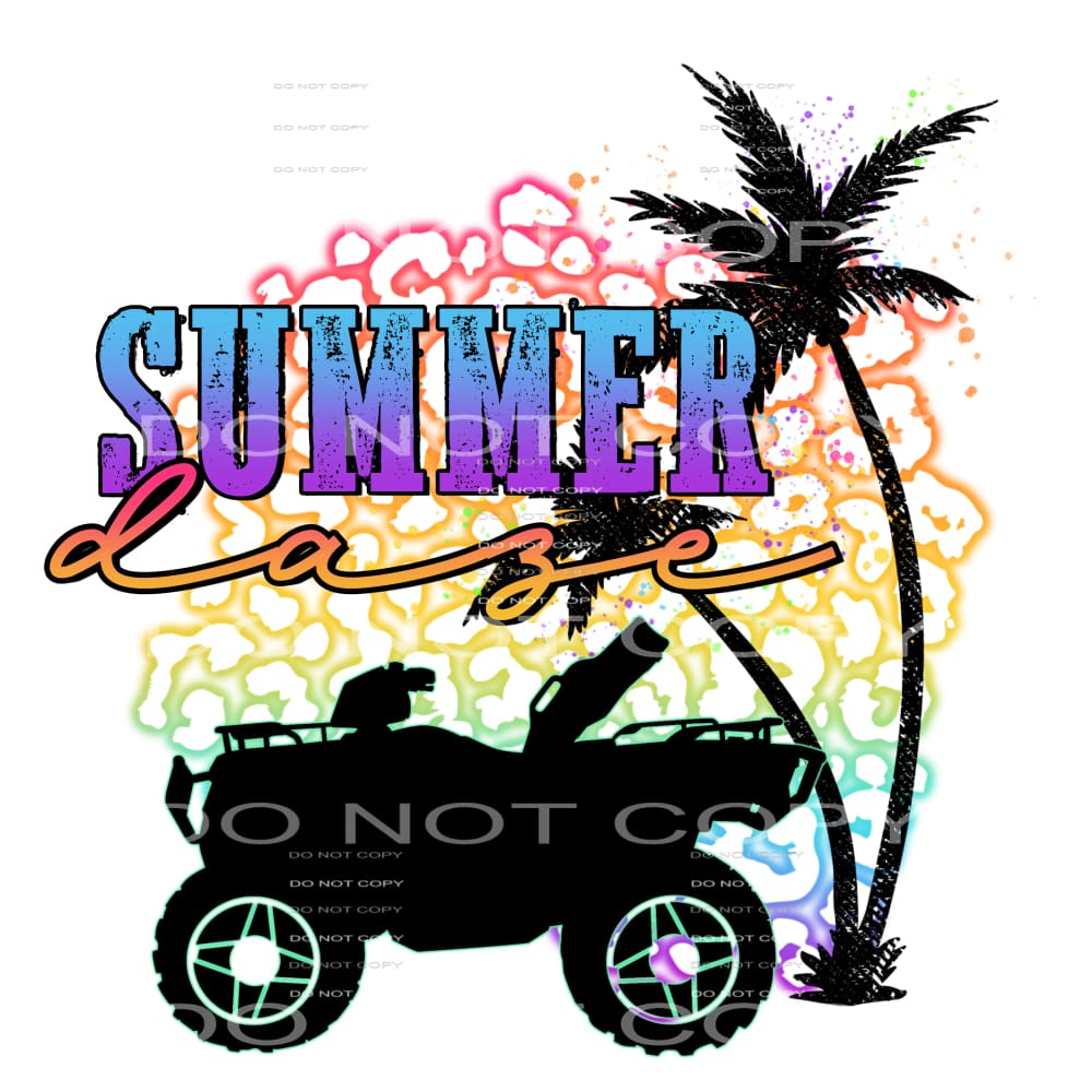 summer daze #7105 Sublimation transfers - Heat Transfer