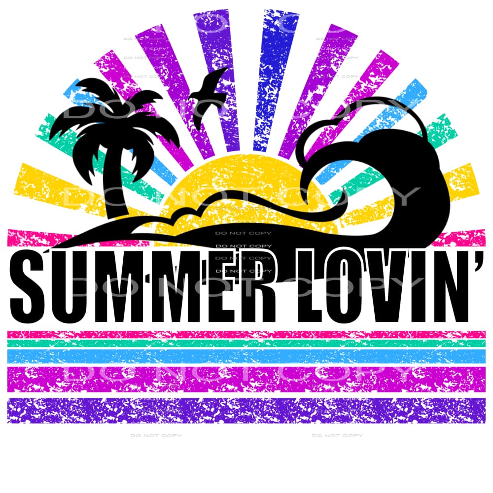 summer lovin #6975 Sublimation transfers - Heat Transfer