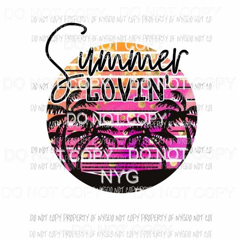 Summer Lovin Sublimation transfers Heat Transfer