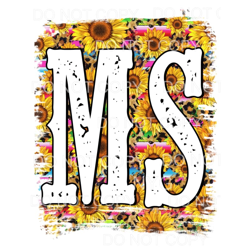 Sunflower Serape States All states in drop down menu 