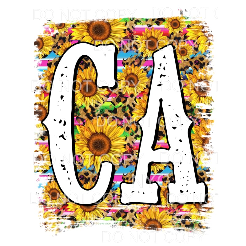 Sunflower Serape States All states in drop down menu 