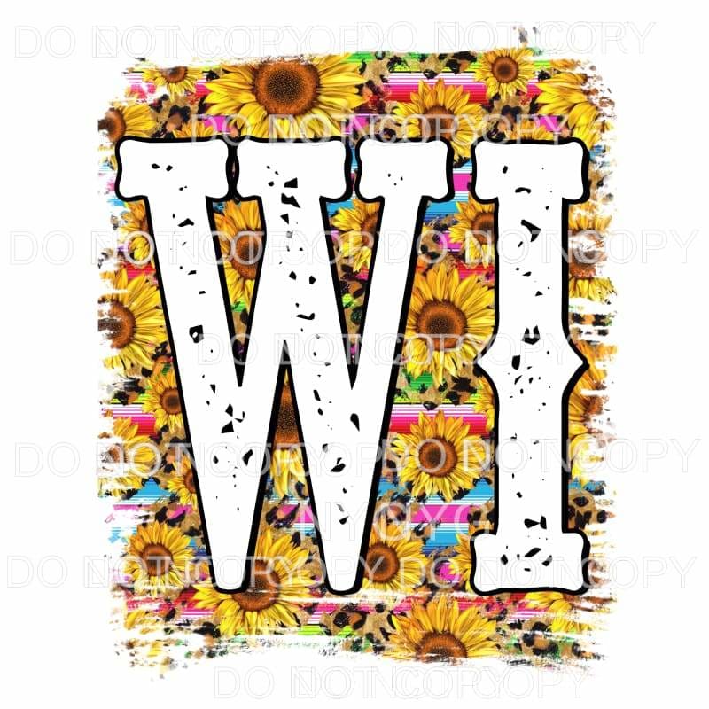 Sunflower Serape States All states in drop down menu 