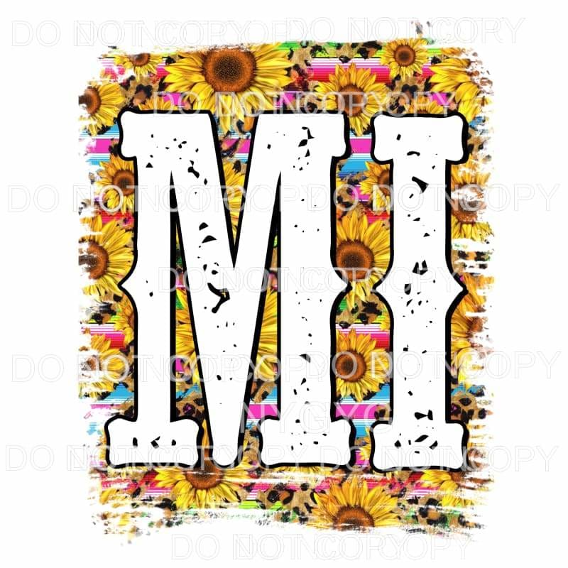 Sunflower Serape States All states in drop down menu 