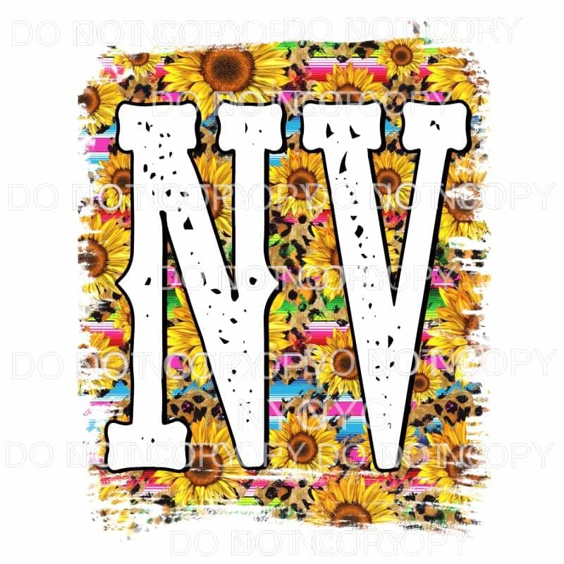 Sunflower Serape States All states in drop down menu 