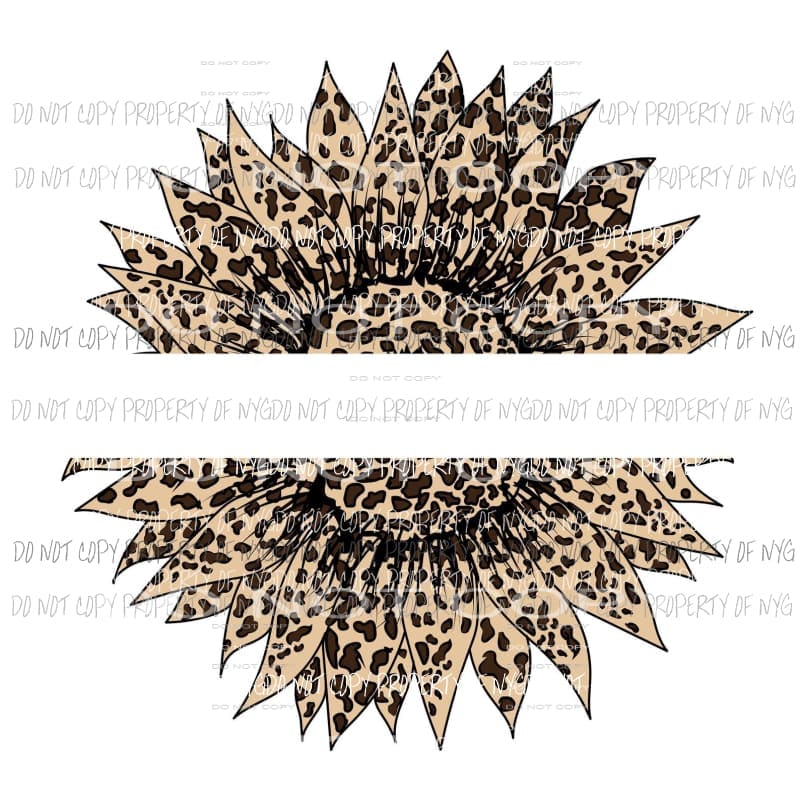 Sunflower with Banner Sublimation transfers Heat Transfer