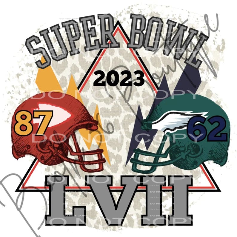 Super bowl 2023 # 8018 Sublimation transfers - Heat Transfer