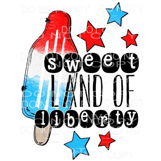 Sweet Land Of Liberty Rocket Popsicle 4th of July USA 