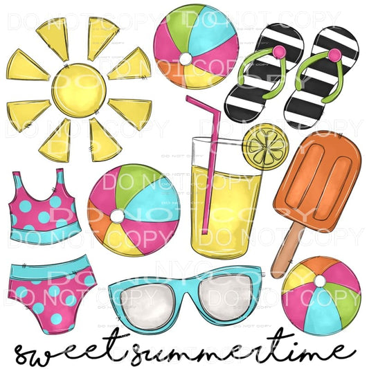 Sweet Summertime Sublimation transfers - Heat Transfer