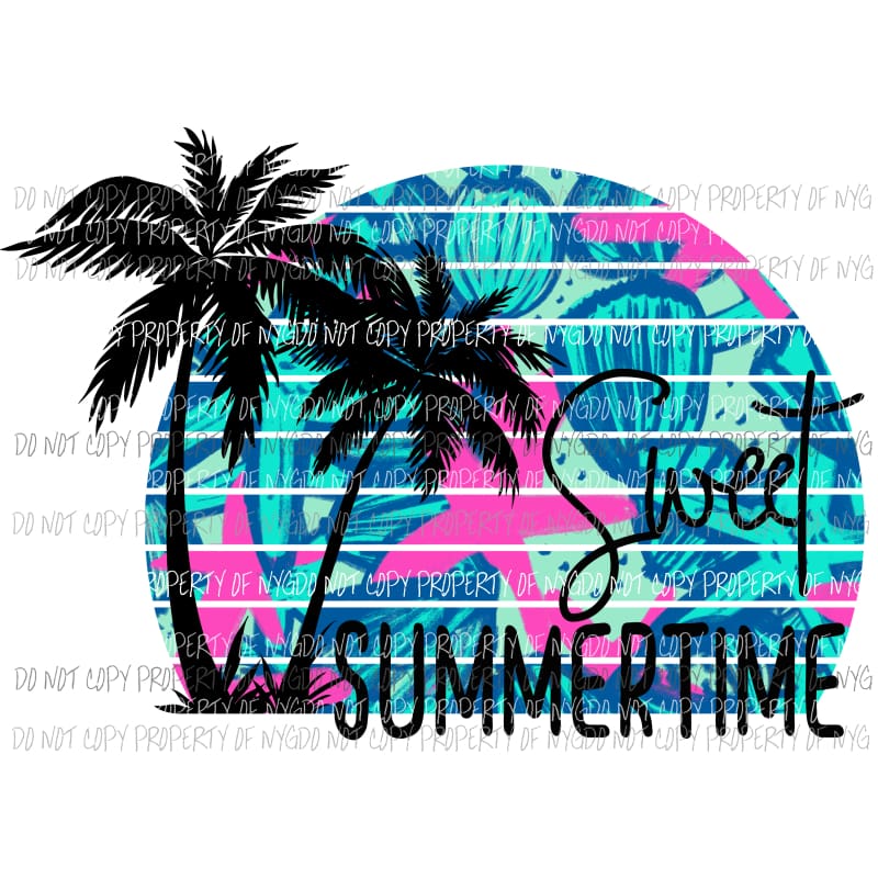 Sweet summertime Sublimation transfers Heat Transfer