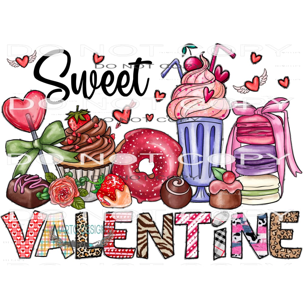 Sweet Valentine #9551 Sublimation transfers - Heat Transfer