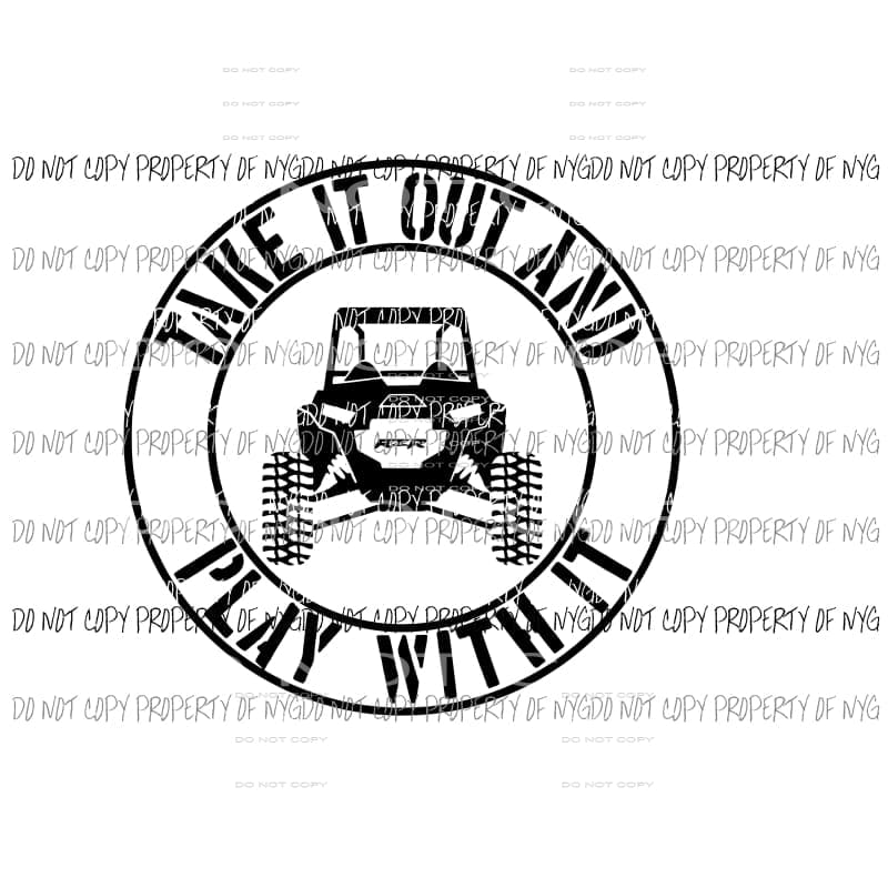 Take it out and play with it RZR polaris Sublimation transfers Heat Transfer
