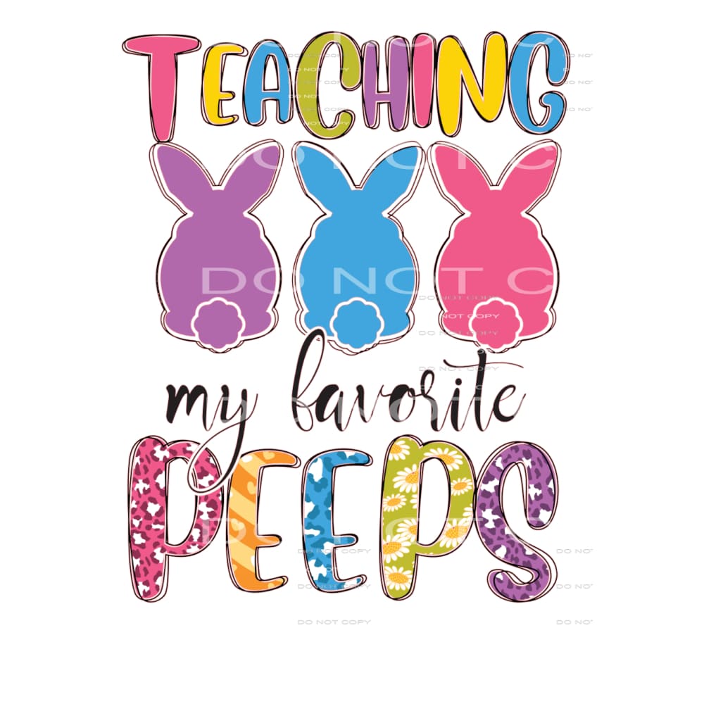 teaching my favorite peeps #6138 Sublimation transfers - 