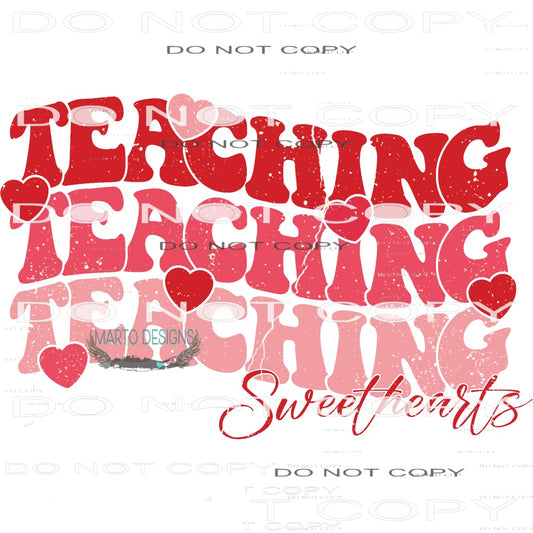 Teaching Sweethearts #9224 Sublimation transfers - Heat