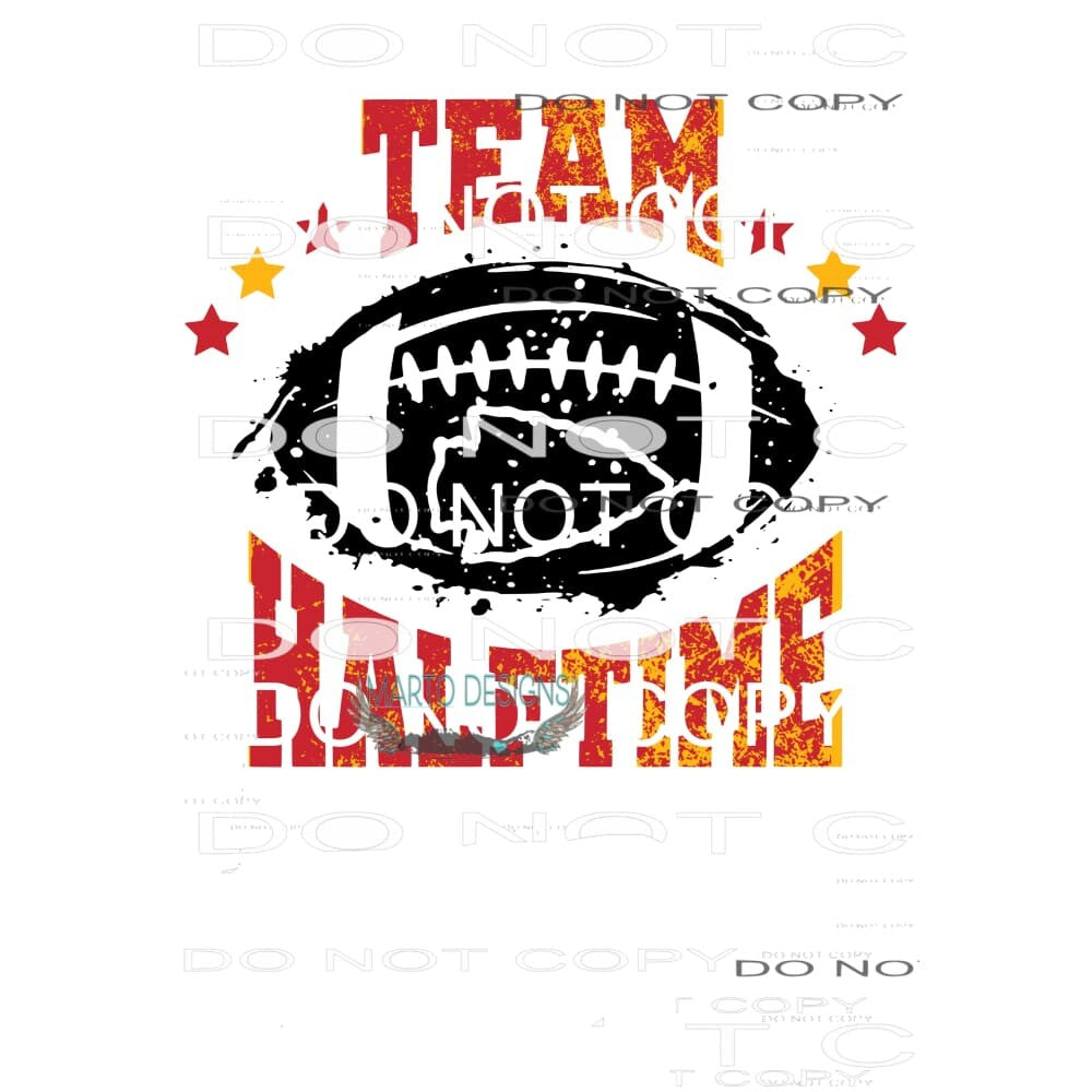 Team Halftime Chiefs Sublimation transfers - Heat Transfer