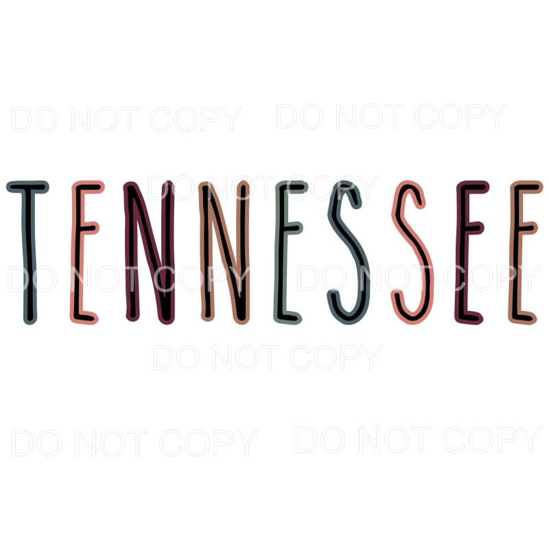 Tennessee # 446 Sublimation transfers - Heat Transfer