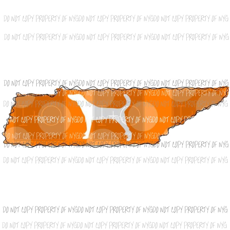 Tennessee hand Drawn #3 Sublimation transfers Heat Transfer