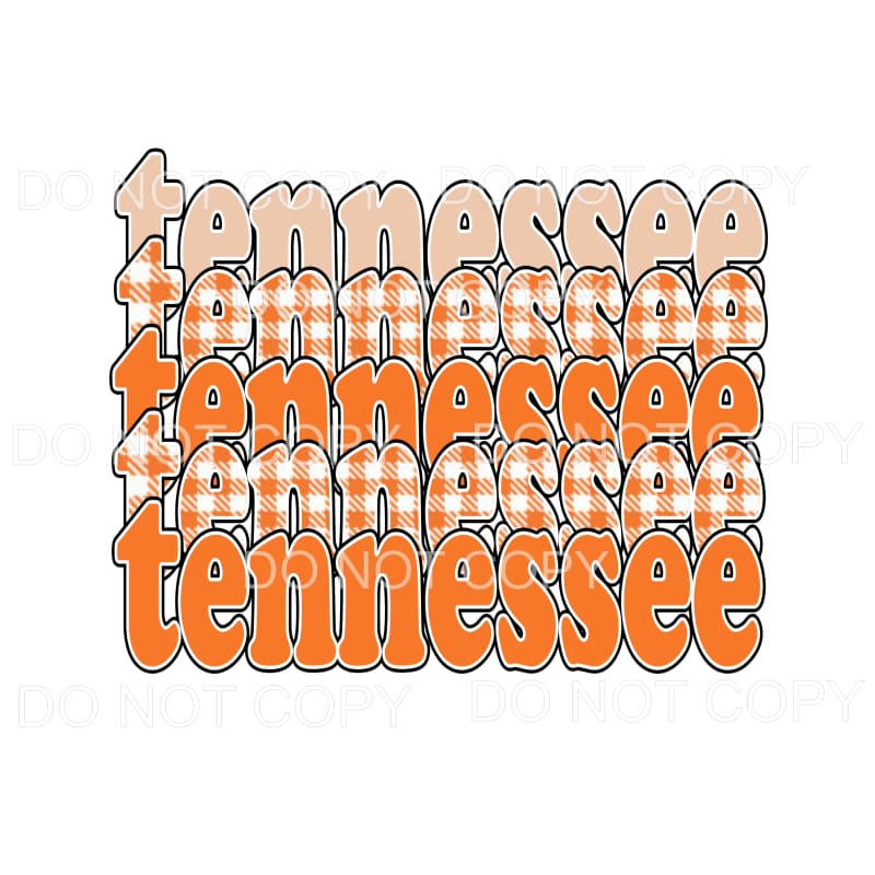 Tennessee Stacked # 7210 Sublimation transfers - Heat 