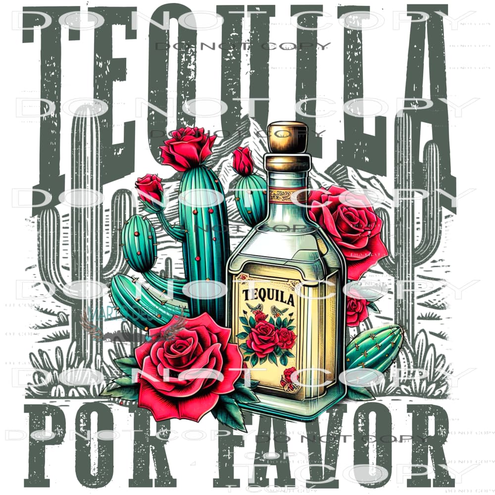 Tequila Por Favor #8853 Sublimation transfers - Heat