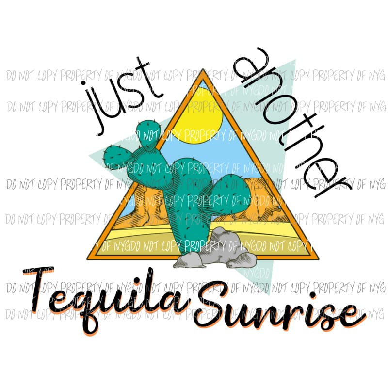 tequila sunrise sublimation transfer Heat Transfer