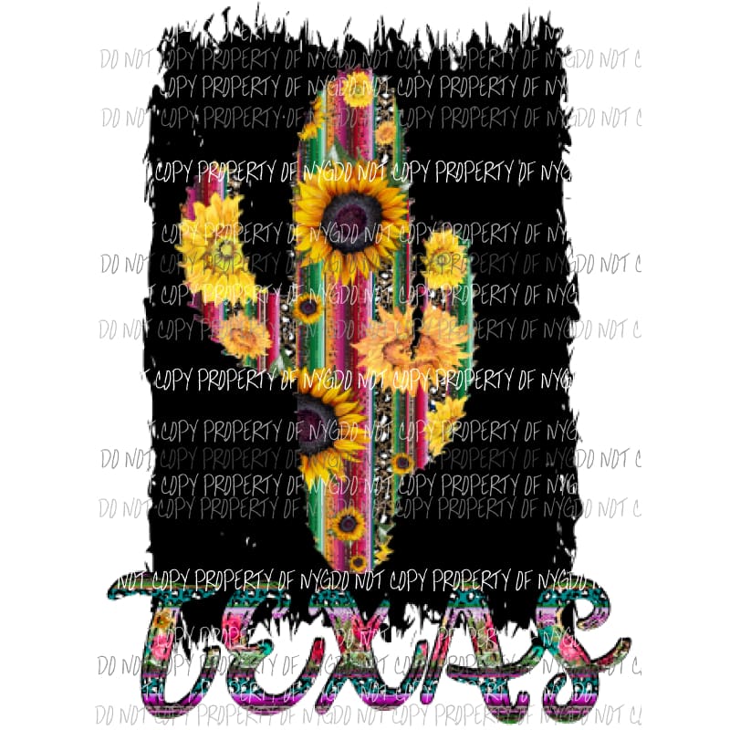 Texas Cactus Sublimation transfers Heat Transfer