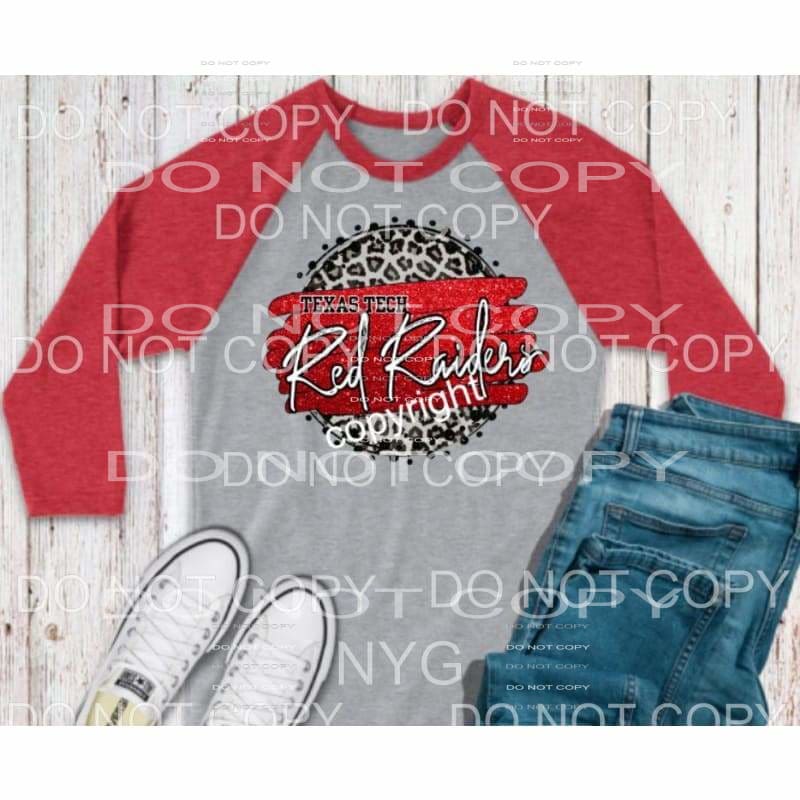 Texas Tech Red Raiders # 154 Screen Print Can go on any 