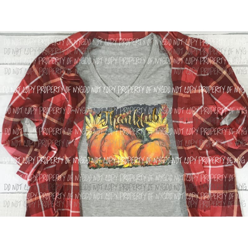 Thankful Fall Pumpkins Sublimation transfers Heat Transfer