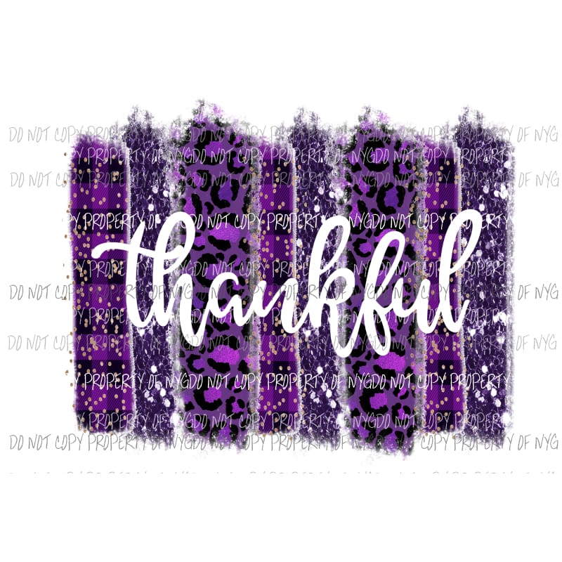 Thankful Paint Palette 1 Sublimation transfers Heat Transfer