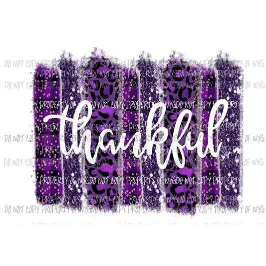 Thankful Paint Palette 1 Sublimation transfers Heat Transfer