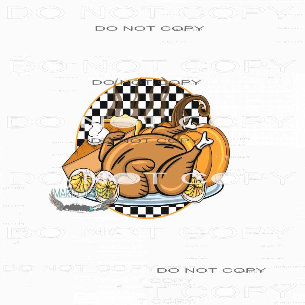 Thanksgiving #7598 Sublimation transfers - Heat Transfer